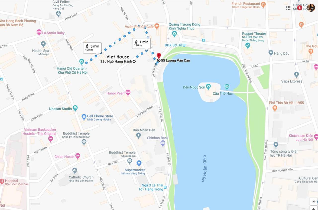 Viethome-Doorstep To Hoan Kiem Lake Hanoi Eksteriør billede